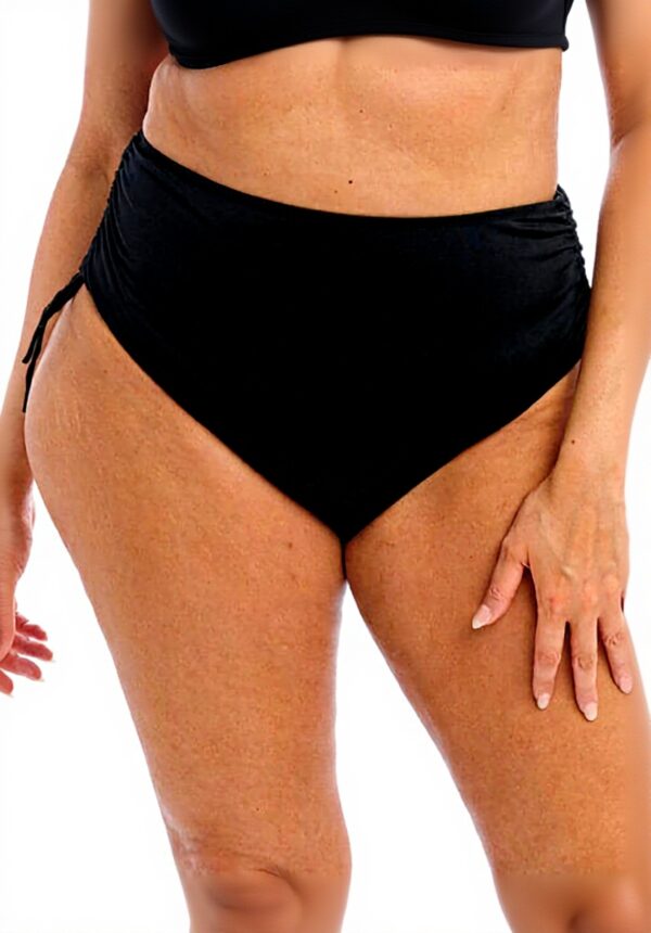 Bas de maillot Elomi ajustable grande taille noir femme