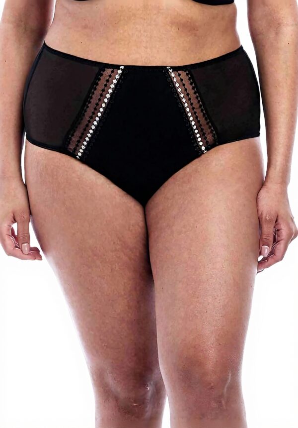 Culotte Elomi Matilda Femme Noir Bleu Iris Lingerie Confort