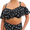 Haut de maillot Elomi grande taille armatures volants noir