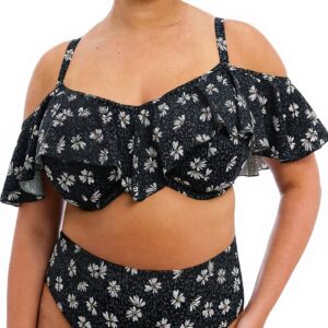 Haut de maillot Elomi grande taille armatures volants noir