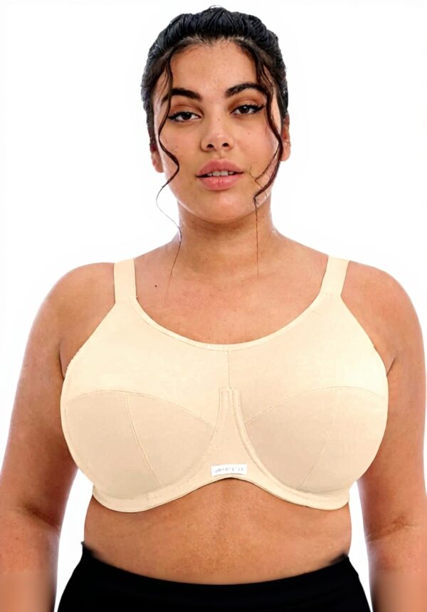 Soutien-gorge sport Elomi maintien confort femme beige