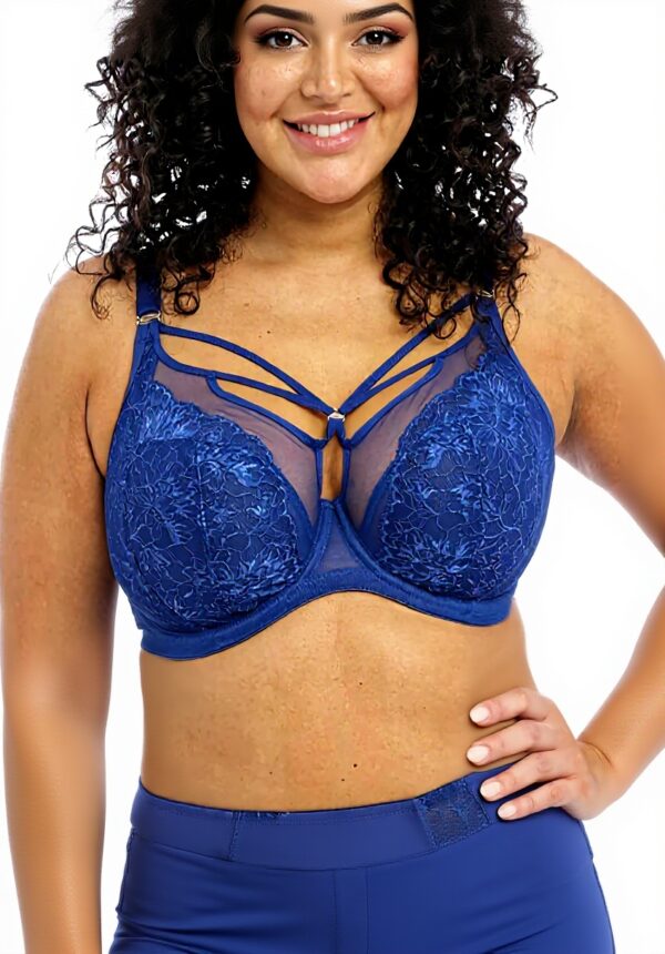 Soutien-gorge Elomi Brianna Plunge Dentelle Bleu