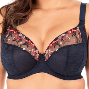 Soutien-gorge Elomi Noir Jet Matilda broderie multicolore-0