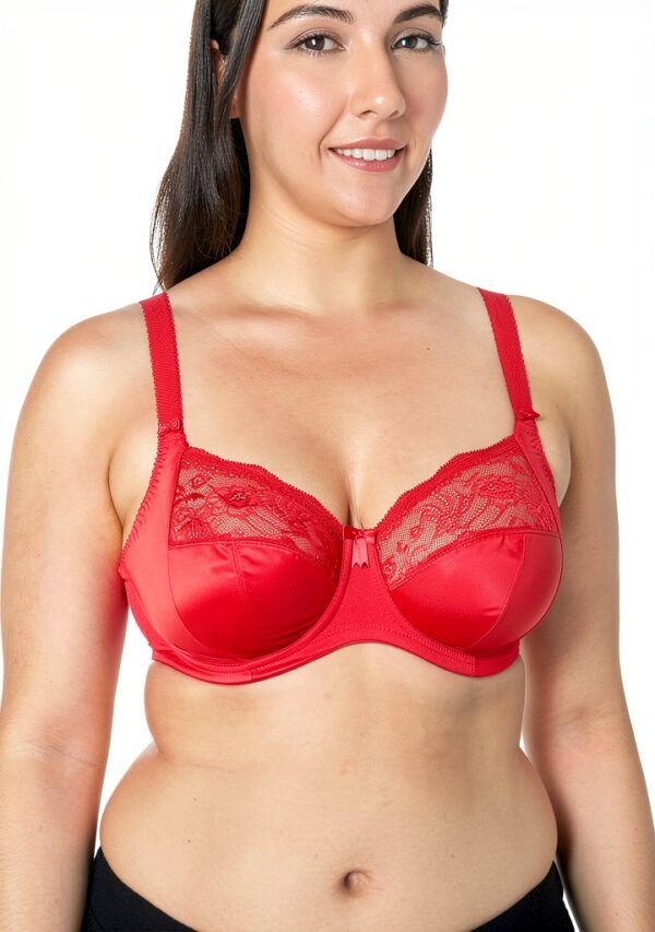 Soutien-gorge Elomi Femme Couverture Totale Rouge Vif
