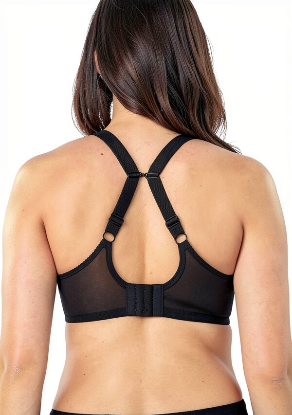 Soutien-gorge Elomi Charley Noir Jet plongeant à armatures-2