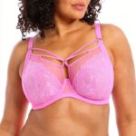 Soutien-gorge Elomi dentelle noir coupe trois parties femme-0